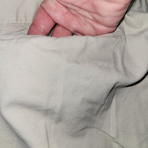 Mens Columbia Convertible Cargo Pants Beige Size 38x32 Cotton/Nylon Blend With Z - Picture 8 of 8